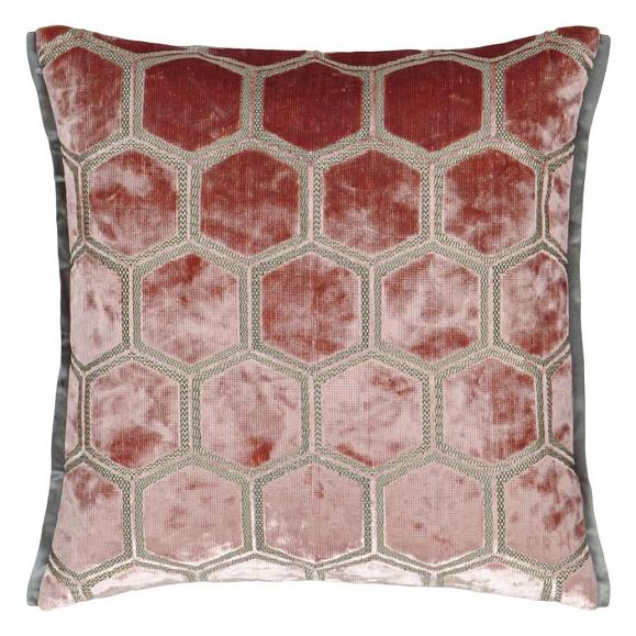 Подушка CCDG0989, Manipur, Coral, Designers Guild 43х43см
