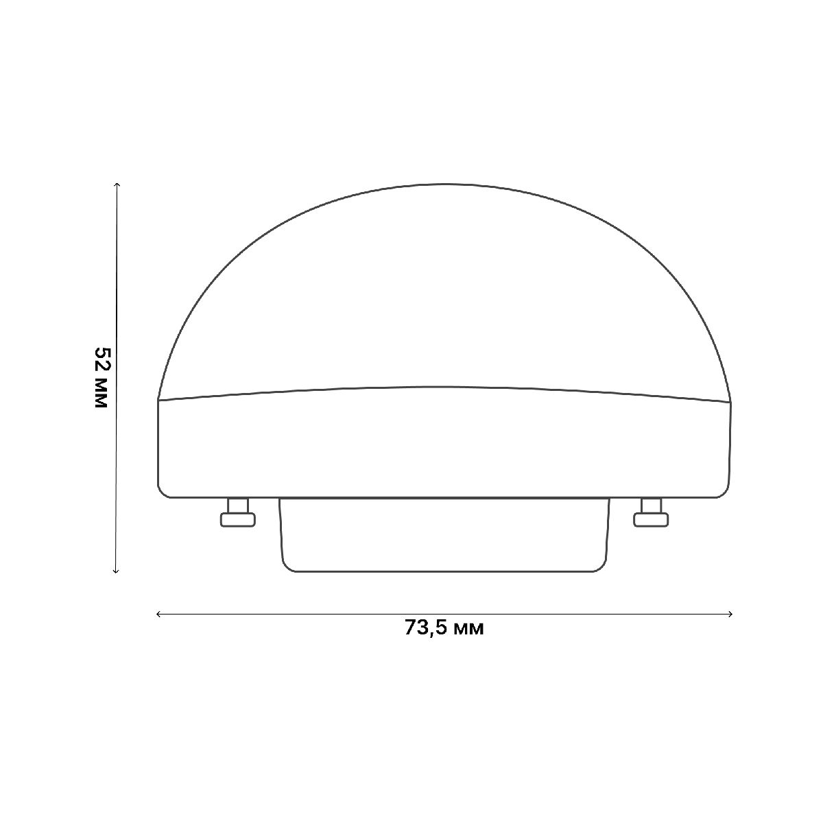 Лампа светодиодная Uniel LED-GX53-10W/3000K/GX53/FR/SPHERE PLZ02WH UL-00011787