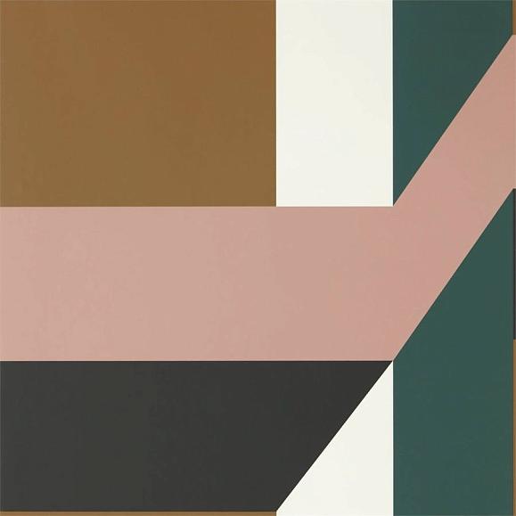 Обои Zoffany 312980 Impact Muddy Amber/Tuscan Pink/Huntsman Green