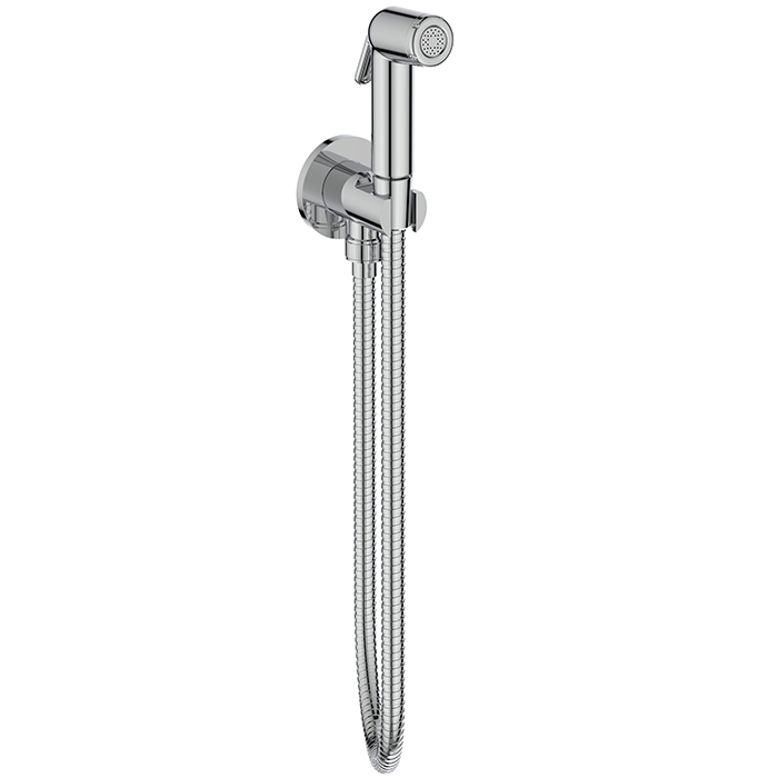 Ideal Standard Металлический шланг для душа 175 см, подсоединение G1/2", устойчивость к давлению до 5 атм, цвет: хром
