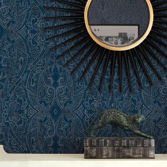Обои York HO2133 Ascot Damask Indigo