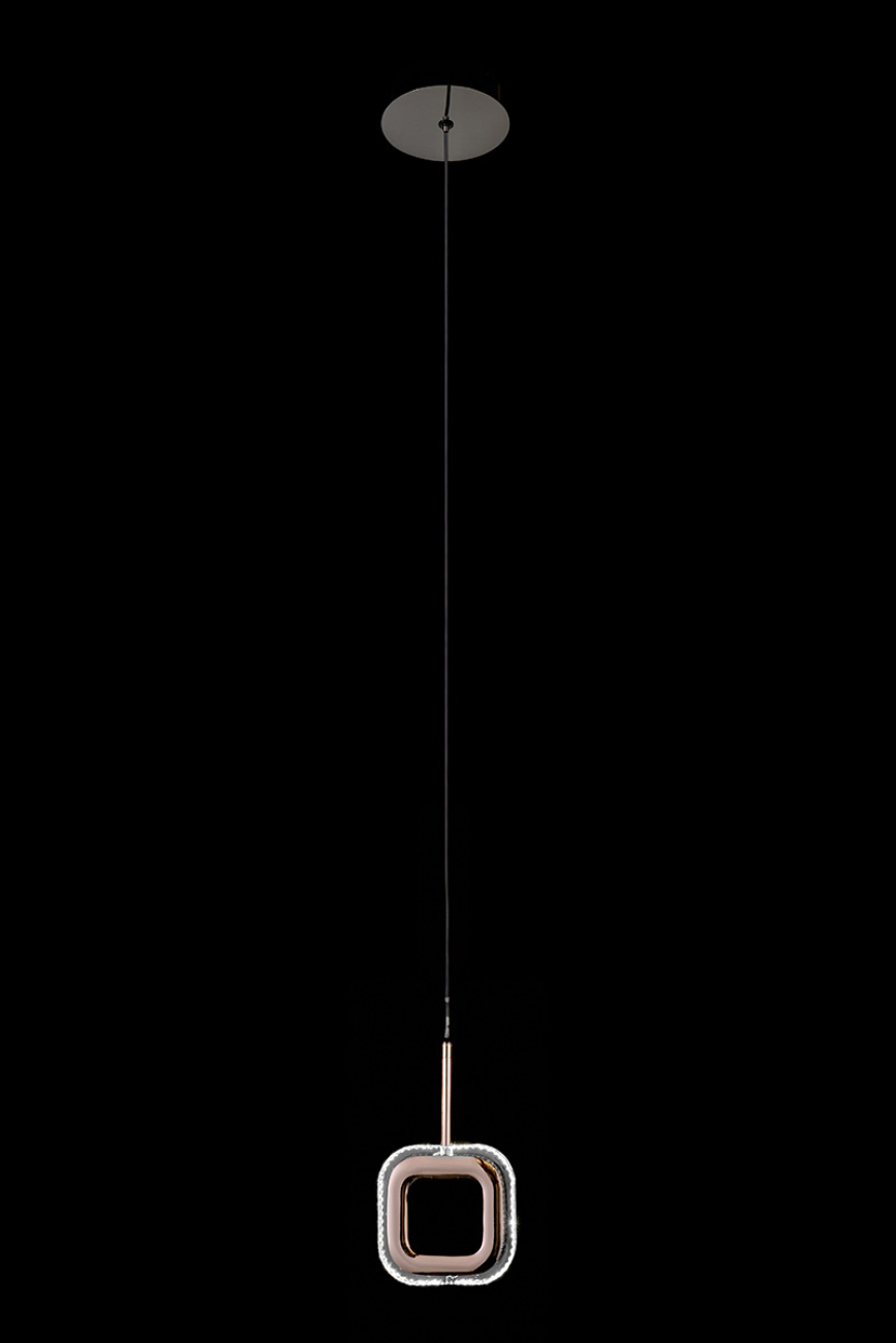 Подвесной светильник Theona LE7701/1S Black Chrome
