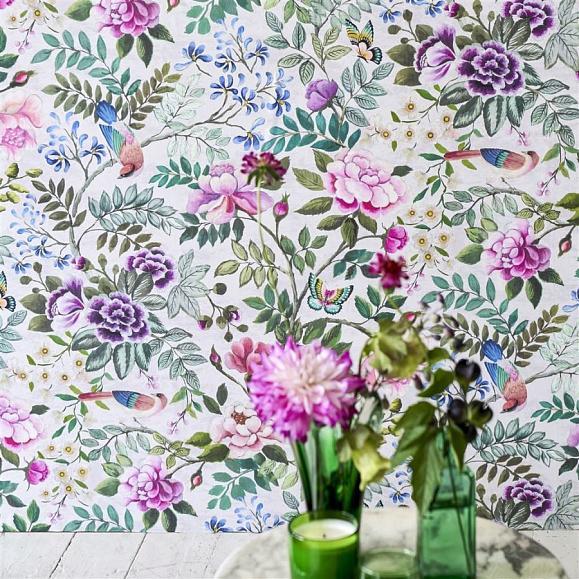 Обои Designers Guild PDG1146/01 Porcelaine de Chine Fuchsia