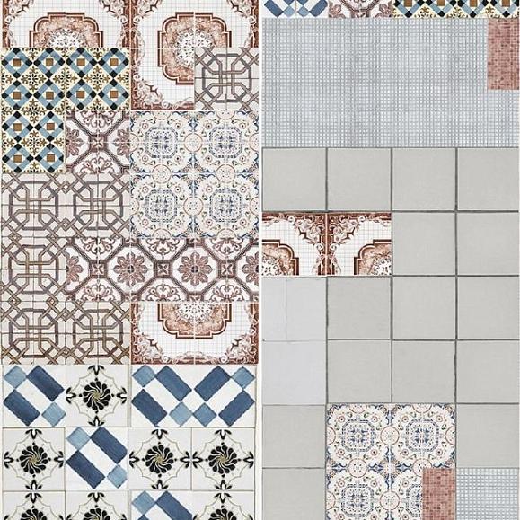 Обои Wall & Deco TSTT040 Tell Me Tiles TS