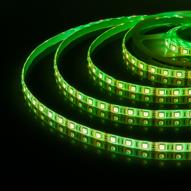 Светодиодная лента Elektrostandard 12V 14,4W 60Led 5050 IP65 RGB, 5м 4690389082139 a034876