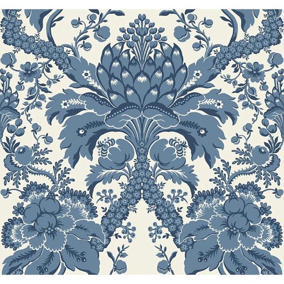 Обои York DM4951 French Artichoke Damask Indigo