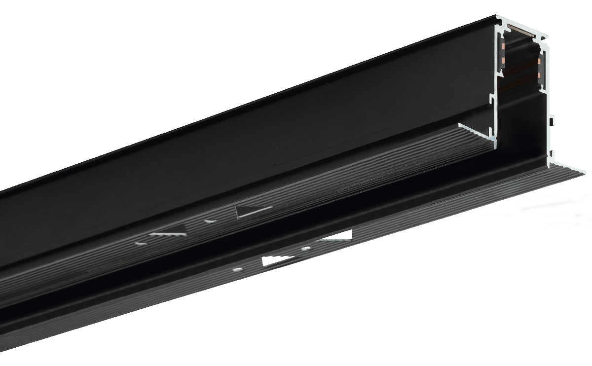 Шинопровод магнитный встраиваемый iLedex Vision 4822-65/48-1000-BK