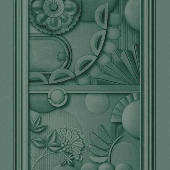 Панно Arte MO5052 Greenhouse Gathering Window Forest Green