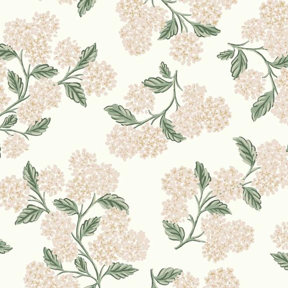 Обои York RP7393 Hydrangea White & Blush