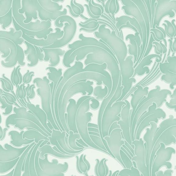 Обои Little Greene 0260TUAQUAZ Tulip Aqua