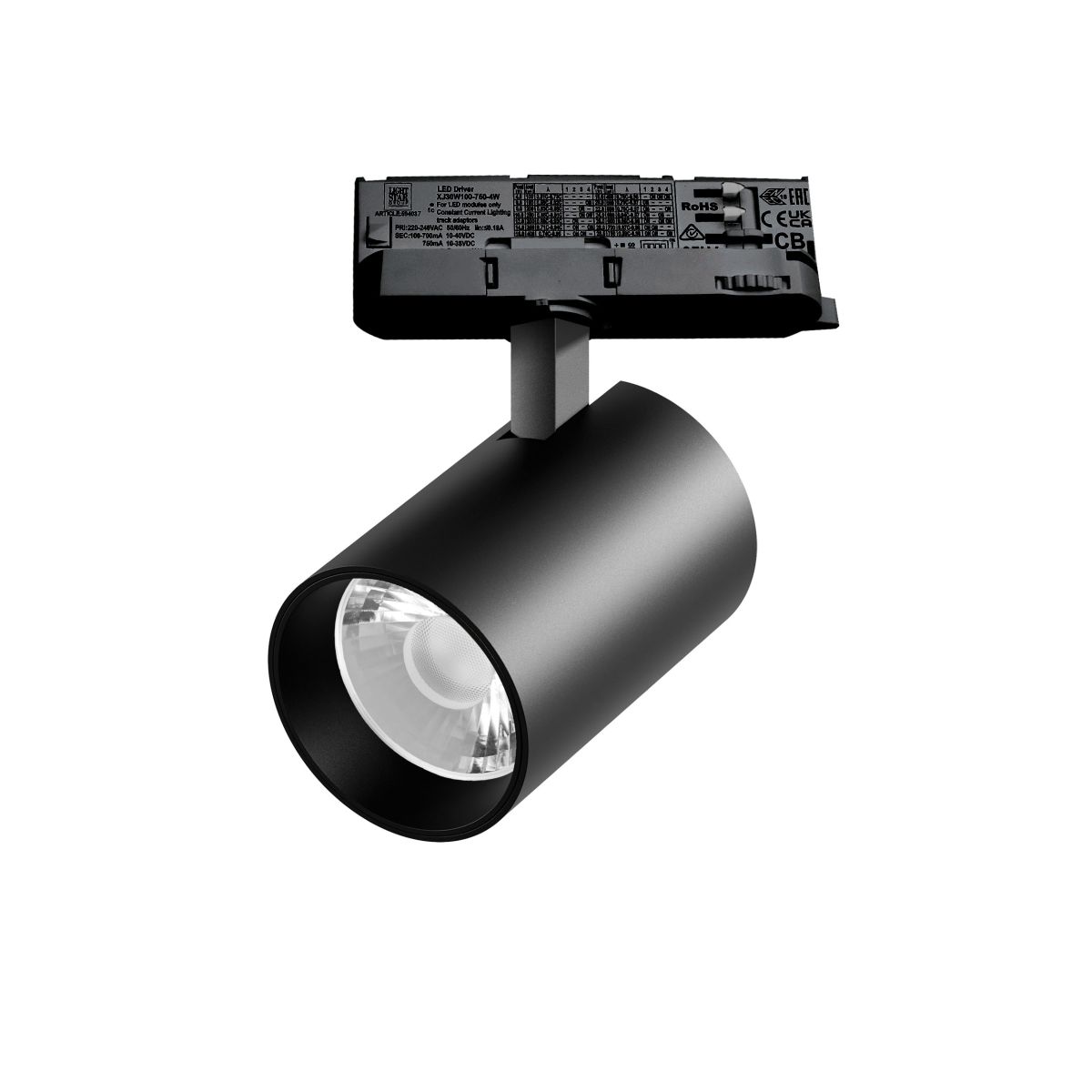 Трековый трехфазный светильник Quattro LED 15G с адаптером Lightstar Alta Base A5337QT15G (215337 + 594037 + 215301)