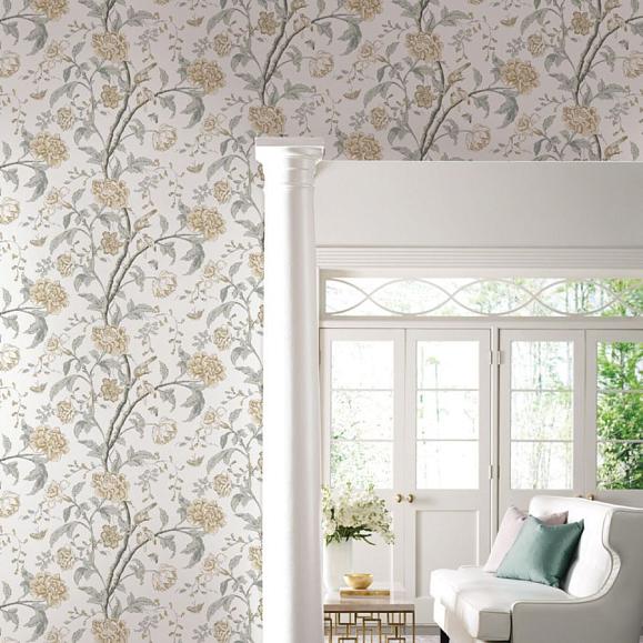 Обои York BL1783 Teahouse Floral Neutrals