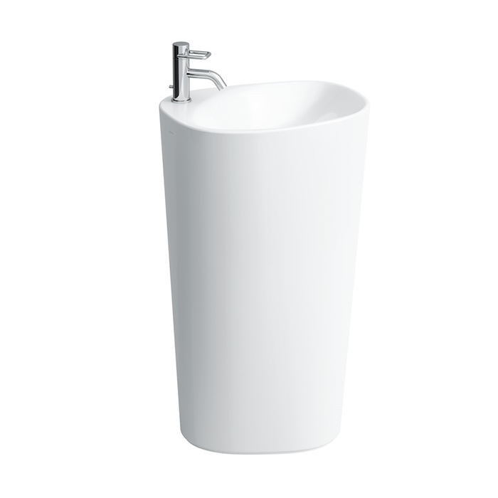 Laufen Palomba Раковина 52.5х40х90 см, 1 отв., сифон, цвет: белый