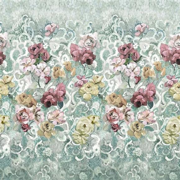 Панно Designers Guild PDG1153/03 Tapestry Flower Eau de Nil
