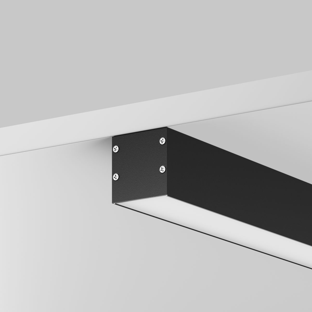 Алюминиевый профиль накладной-подвесной Maytoni Led Strip ALM-3535BT-B-3M 633004