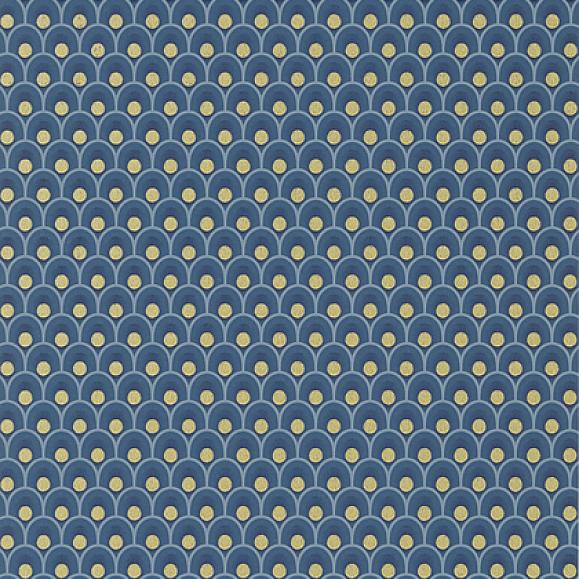 Обои Anna French AT79156 Spencer Metallic Gold on Navy