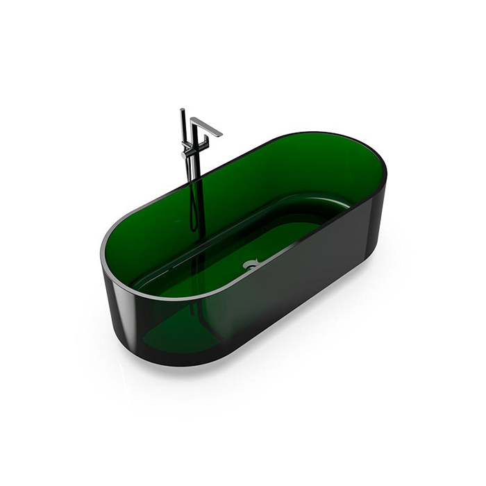 Knief Ellipse shape Ванна отдельностоящая 170x75x56см., из полимерного материала, цвет: Malachit # 090