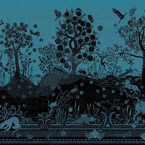 Панно Christian Lacroix PCL7030/03 Bois Paradis Bleu Nigelle