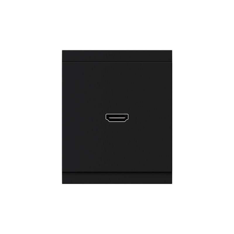 Розетка SETE HDMI с/у антрацит IP20/IP44 KRANZ KR-79-0725-4