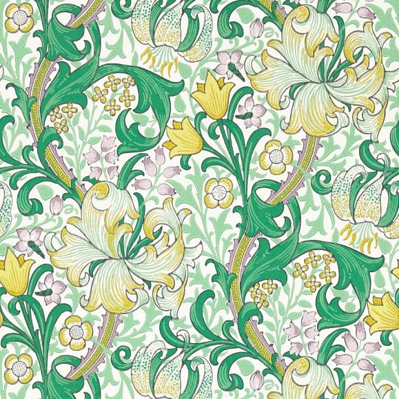 Обои Morris 510014 Golden Lily Secret Garden