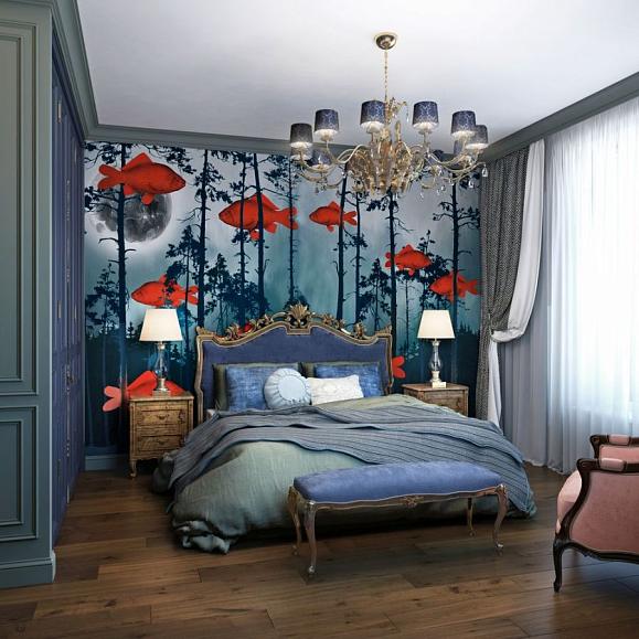 Панно Hygge Wall H10751 Magic Forest Blue