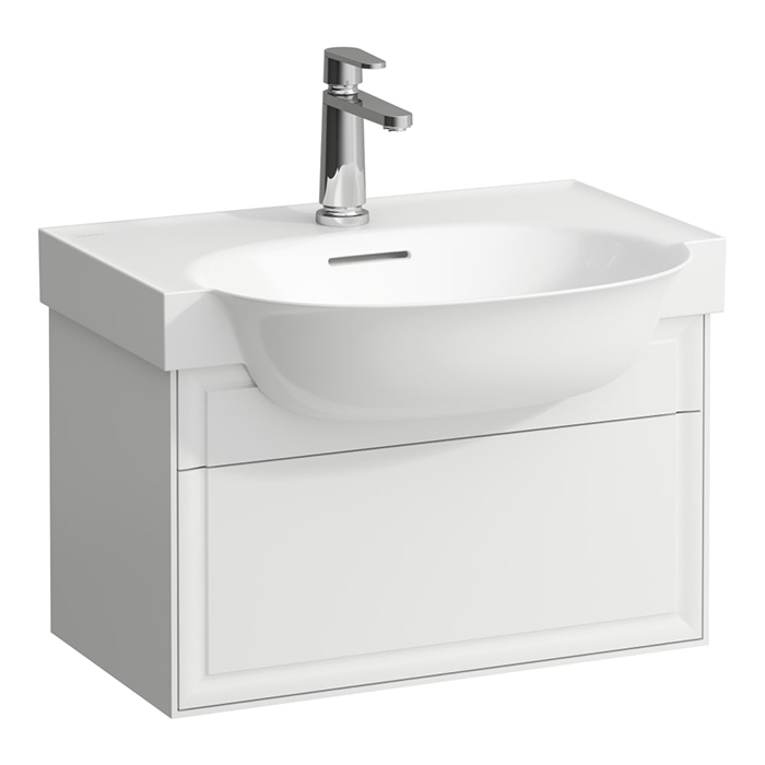 Laufen New Classic Тумба с раковиной, 57.5х31.5х34.5см, 1 ящик, подвесная, цвет: белый глянец