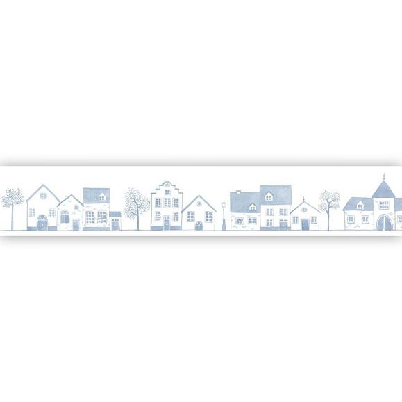Бордюр Casadeco 200916226 Neighborhood Bleu doux