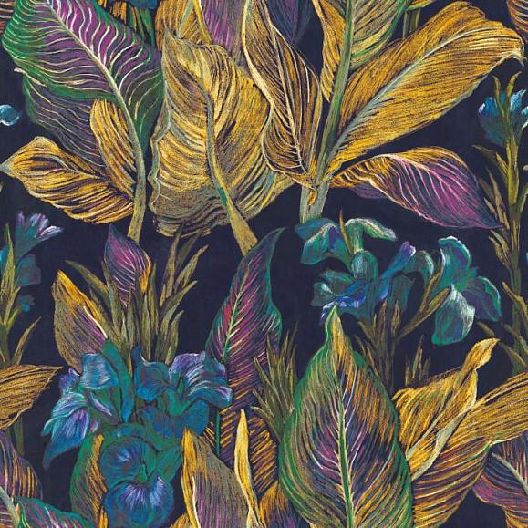 Панно Casadeco 85952367 Botanica Panoramique Iris Jaune