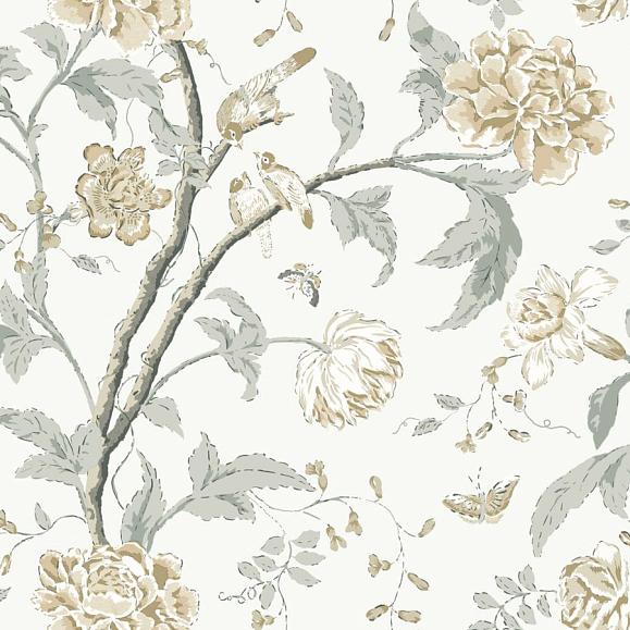 Обои York BL1783 Teahouse Floral Neutrals