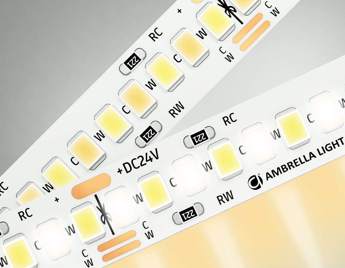 Светодиодная лента Ambrella Light LED Strip 24В 2835 18Вт/м 3000-6500K 5м IP20 GS4151