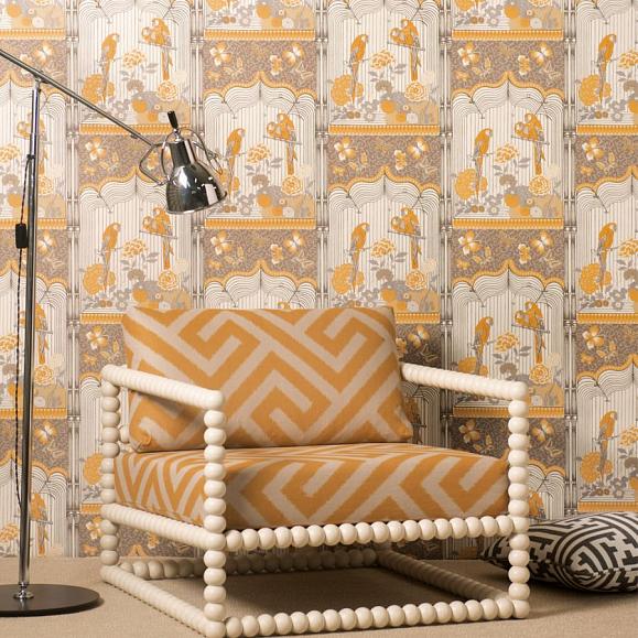 Обои Gaston y Daniela GDW5452-001 Aviary Ocre