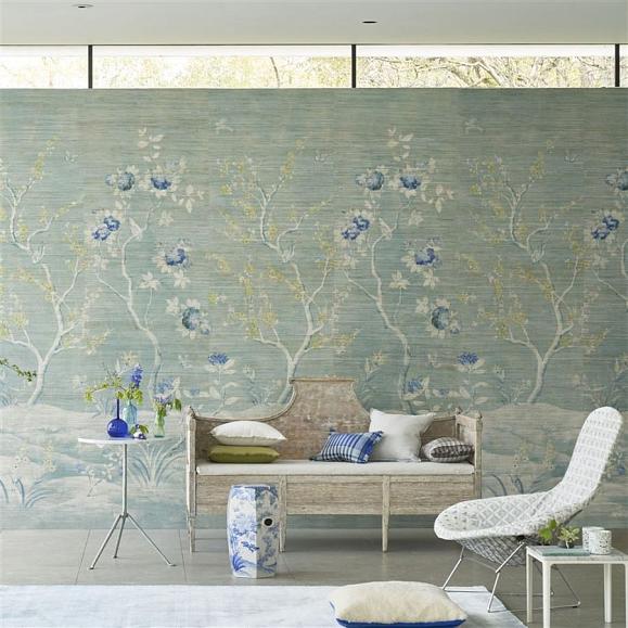 Панно Designers guild PDG1145/02 Manohari Grasscloth Delft