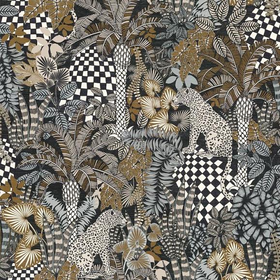 Обои Casamance 75500406 Belize Noir/fauve
