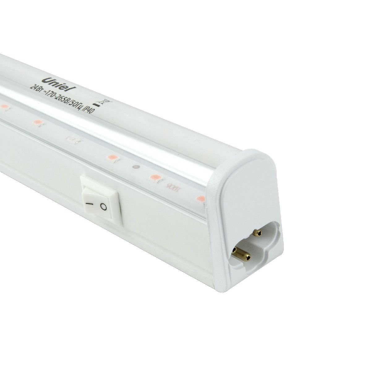 Светильник для растений Uniel ULI-P43-24W/SPBX IP40 WHITE UL-00010528