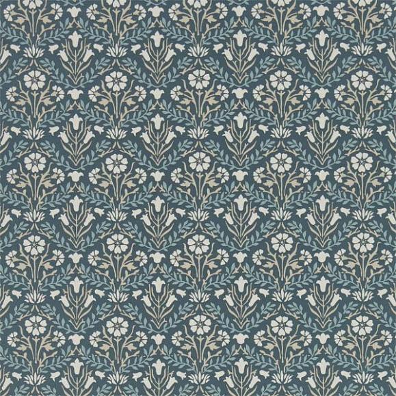 Обои Morris 216806 Morris Bellflowers Indigo/Linen