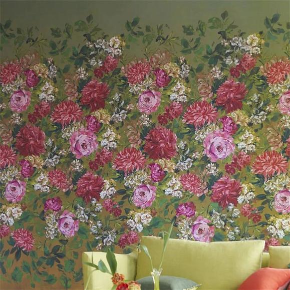 Панно Designers Guild PDG1170/02 Fleurs D Artistes Terracotta