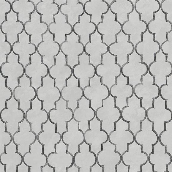 Обои Designers Guild PDG1151/01 Pergola Trellis Graphite