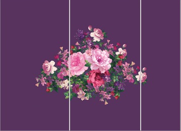 Панно Loymina V9 022 B-4 French bouquet