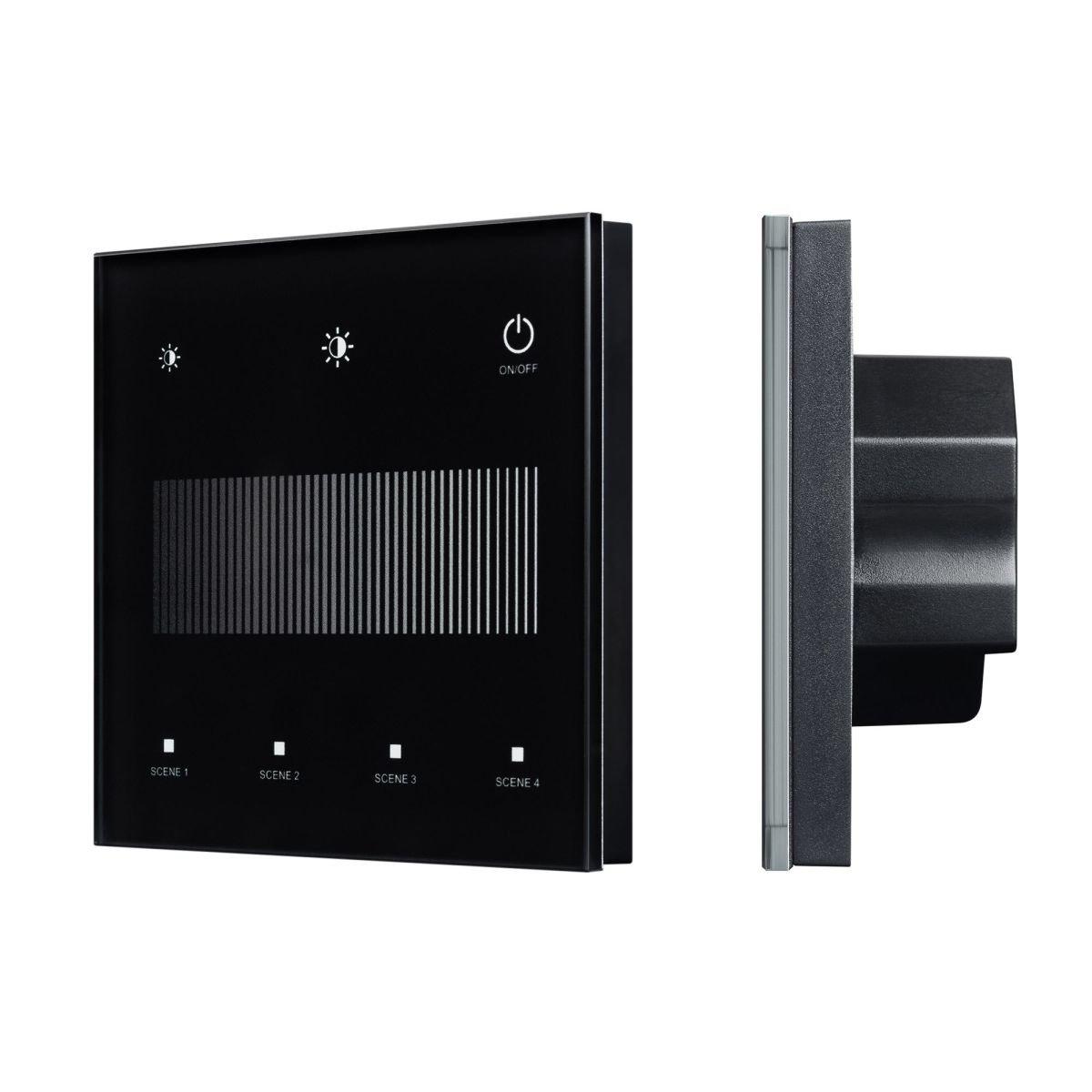 Сенсорная панель Arlight SMART-DALI-301-11-1G-4SC-DIM-IN Black (BUS/24V, Touch, 2.4G) 046547