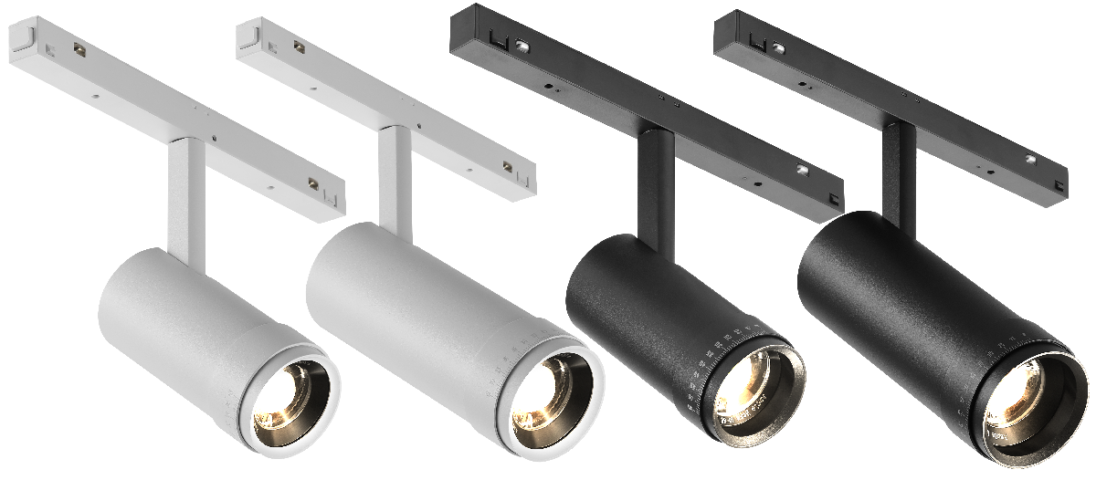 Трековый магнитный светильник iLedex Vision ZOOM 4822-020-D47-10W-10/60DG-3000K-BK