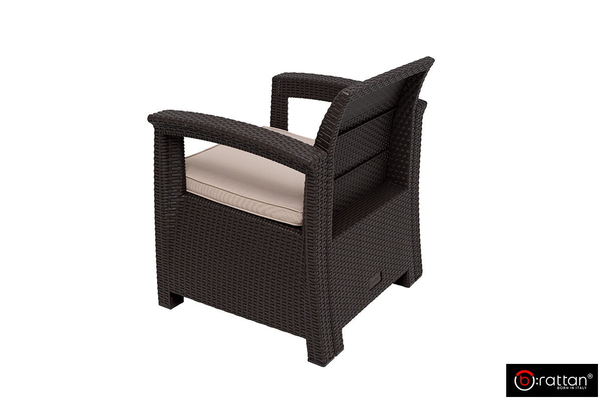 Комплект мебели Раттан Комфорт 4 / Rattan Comfort 4, венге