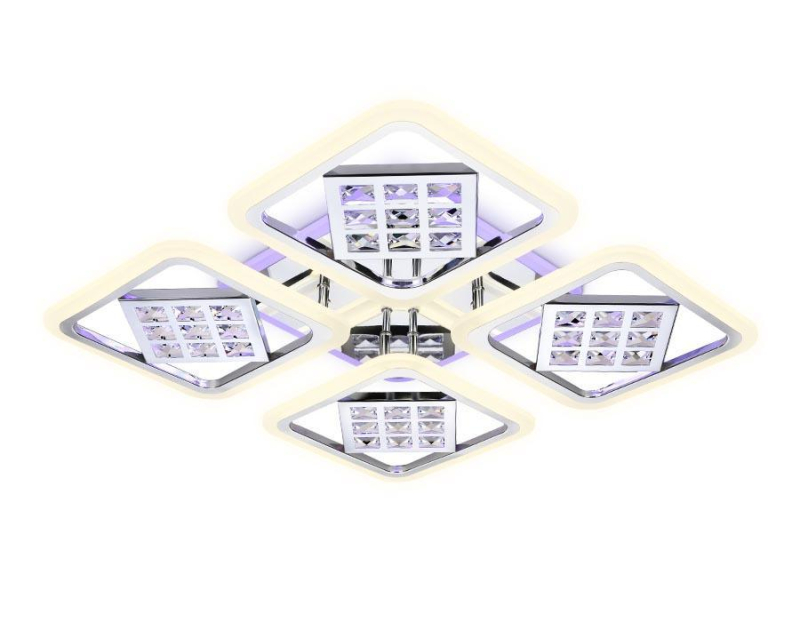 Потолочная светодиодная люстра Ambrella Light Acrylica Ice FA288