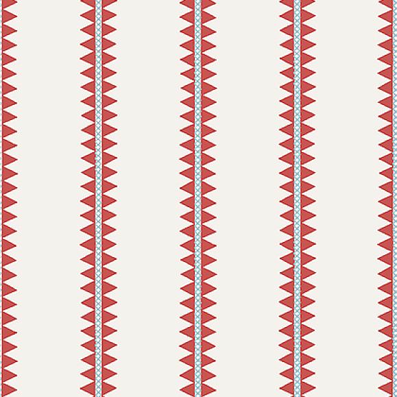 Обои Thibaut T13245 Reno Stripe Coral