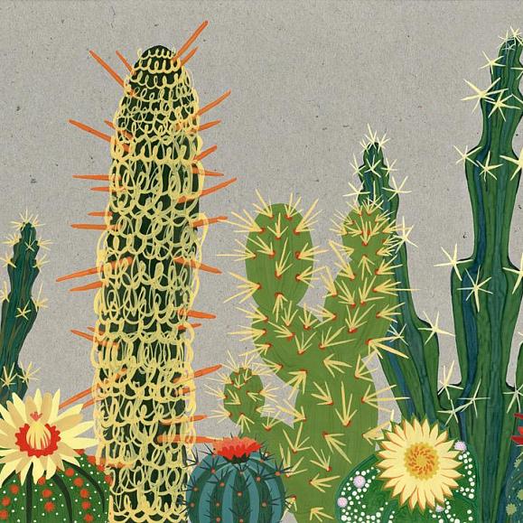 Панно Hygge Wall H10201 Cactus Family