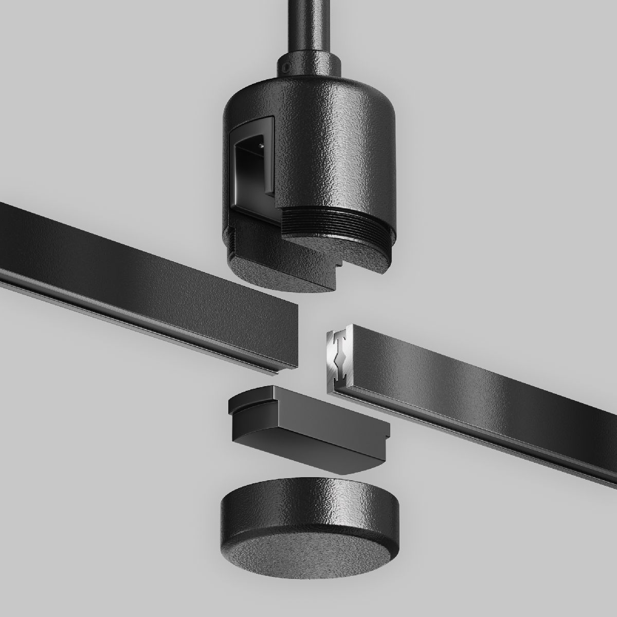 Крепление потолочное с прямым коннектором питания Maytoni Flarity TRA156C-IPC1-B