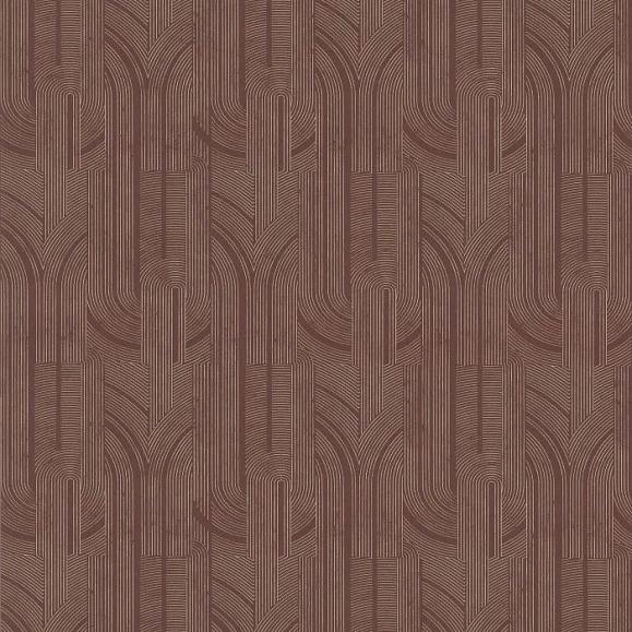 Обои Casamance 76282242 Porte Doree Lie de vin/dore
