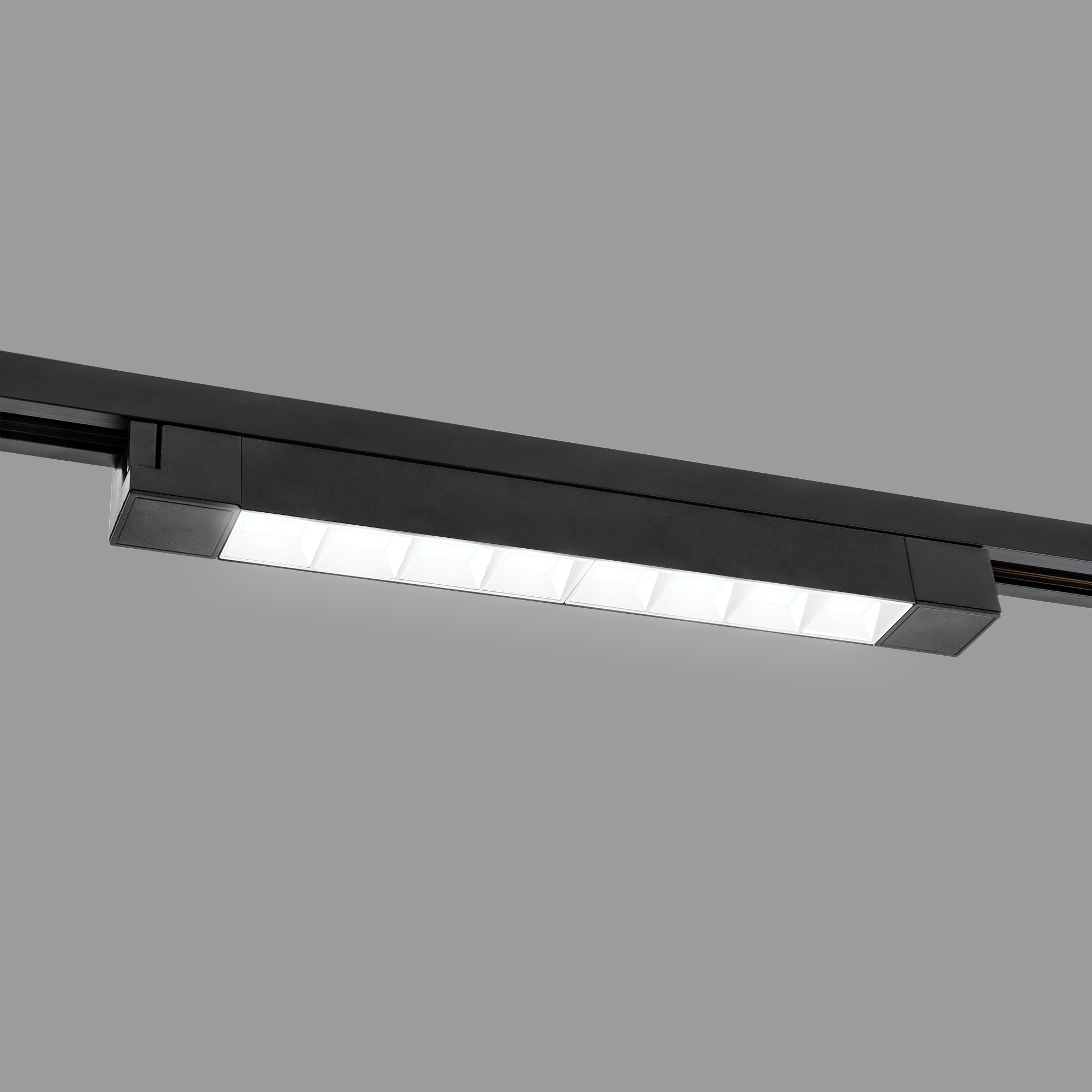 Трековый светодиодный светильник Volpe ULB-Q282 20W/4000K BLACK UL-00010122