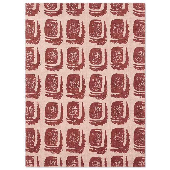 Ковер Ted Baker 163003 (140x200) Woodblock Red 200 x 140 см