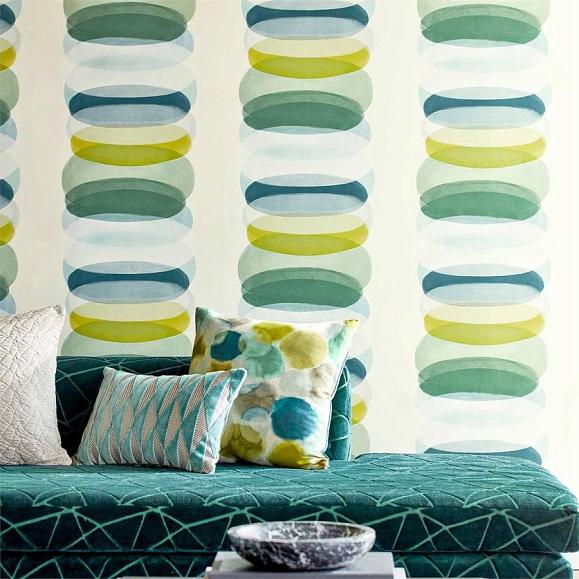 Обои Harlequin 112195 Elliptic Emerald