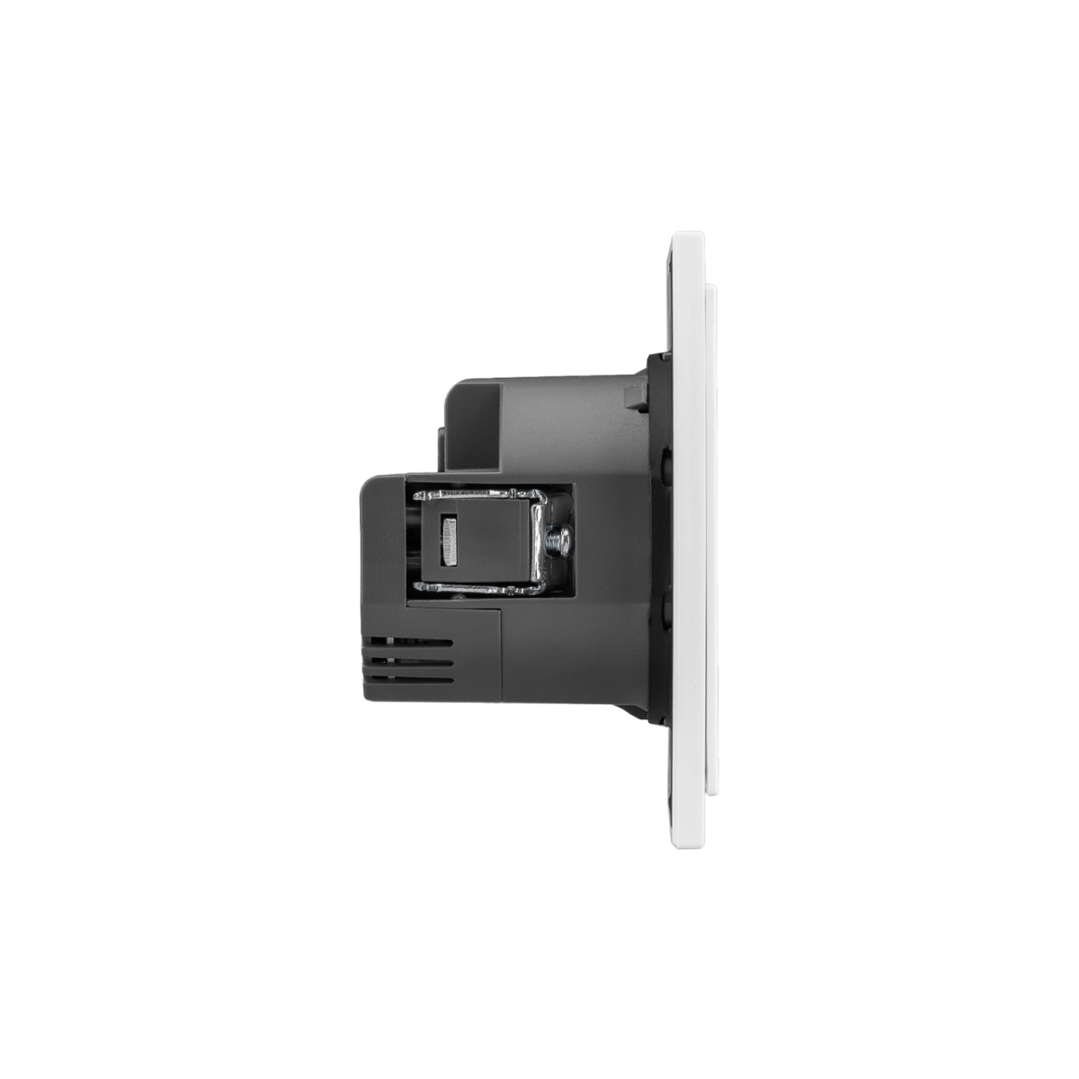 Розетка SETE 1-ая с/з с/у з/ш 16А с USB A+C быстрой зарядки 5В/3А жемчуг IP20/IP44 KRANZ KR-79-0704-1